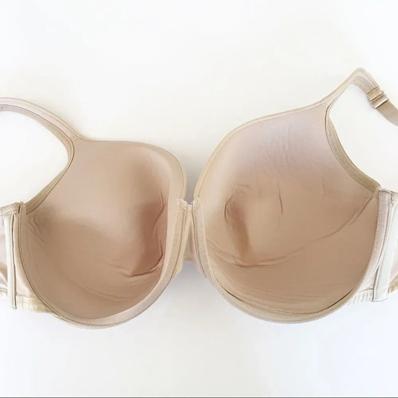 Cacique Lightly Lined Full Coverage Nude Bra Underwire 42G Plus Curvy Smooth Cup - Picture 2 of 11